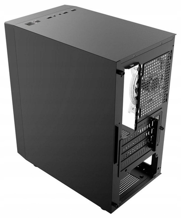 Ігровий комп'ютерний корпус Logic Atos ARGB mini, чорний, 3 вентилятори