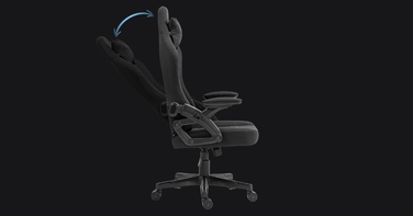 Ігрове крісло Delagear G 404, чорна тканина