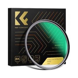 Ультрафіолетовий фільтр K&F Concept UV Ultra Low Reflection 8K MRC Nano X Slim, 77мм