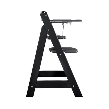 Дерев'яний столик roba для стільчика Sit Up Flex, чорний, аксесуари для дитячого стільчика від 6 місяців, сумісний з ременями безпеки та чохлами