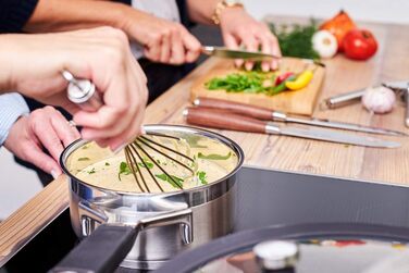 Вінчик для збивання RÖSLE Silikon, 27 см, нержавіюча сталь 18/10, термостійкий до 220°C, для миття в посудомийній машині