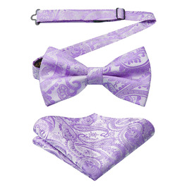 Метелик HISDERN для чоловіків, однотонний, регульований, для вечірки/весілля (фіолетовий)