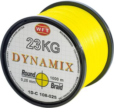 WFT Round Dynamix 1000m Braided Fishing Line