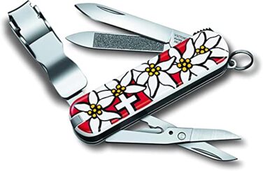 Мультитул Victorinox Nail Clip 580: манікюр, педикюр, 8 функцій, червоний