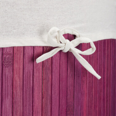 Relaxdays Bamboo Laundry Basket