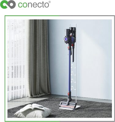 Підставка для пилососа Conecto: універсальна сумісна з Dyson V11, V8, V7, V15, V12, V10, біла