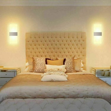 Сучасна LED-лампа в вітальню та коридор | Настінний світильник (бра) з акрилу, 18 Вт