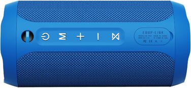 Портативна Bluetooth колонка Eduplink водонепроникна IPX7, бездротова (Зелений/Синій/Білий)