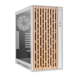 Корпус для ПК NOX Hummer Element White – ATX/Micro-ATX/ITX Midi Tower з сітчастою передньою та верхньою панелями, скло, 3 x 140 мм вентилятори, підтримка 10 вентиляторів, USB-C/USB 3.0, білий