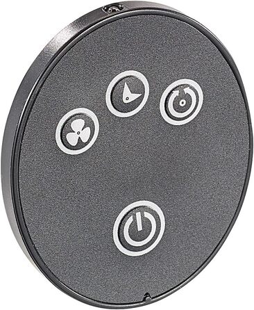 Турбовентилятор Sichler для дому: потужний вентилятор-колона з дистанційним керуванням, осциляція 90°, 55 Вт