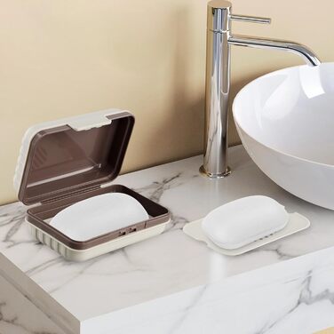 2 шт. мильниця з кришкою, туристична мильниця, підставка для мила, вологостійкий контейнер для мила для подорожей, душу, ванної кімнати, кухні