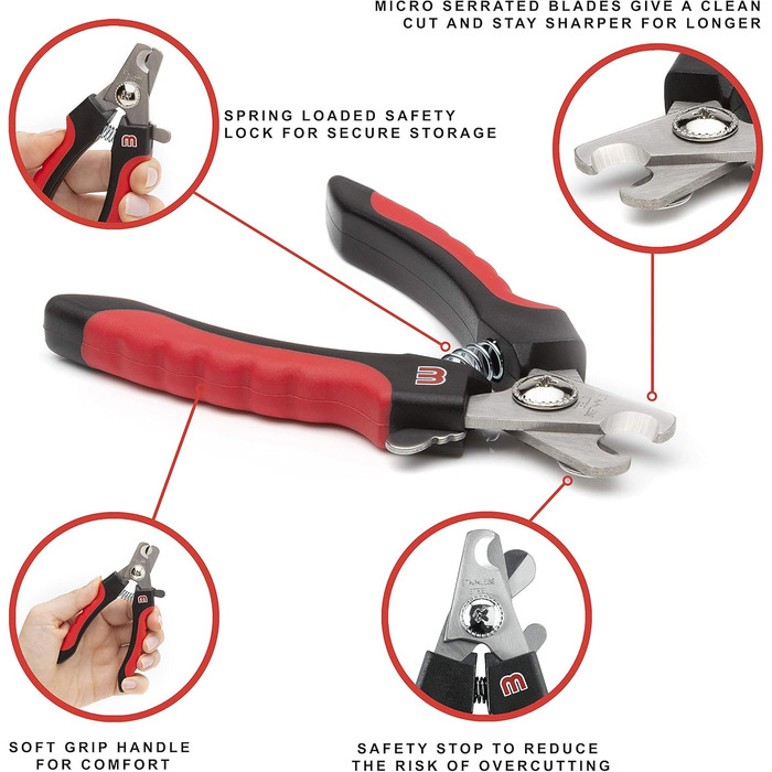 Ножиці для грумінгу Mikki Nageknipser (S) – професійні ножиці для догляду за тваринами