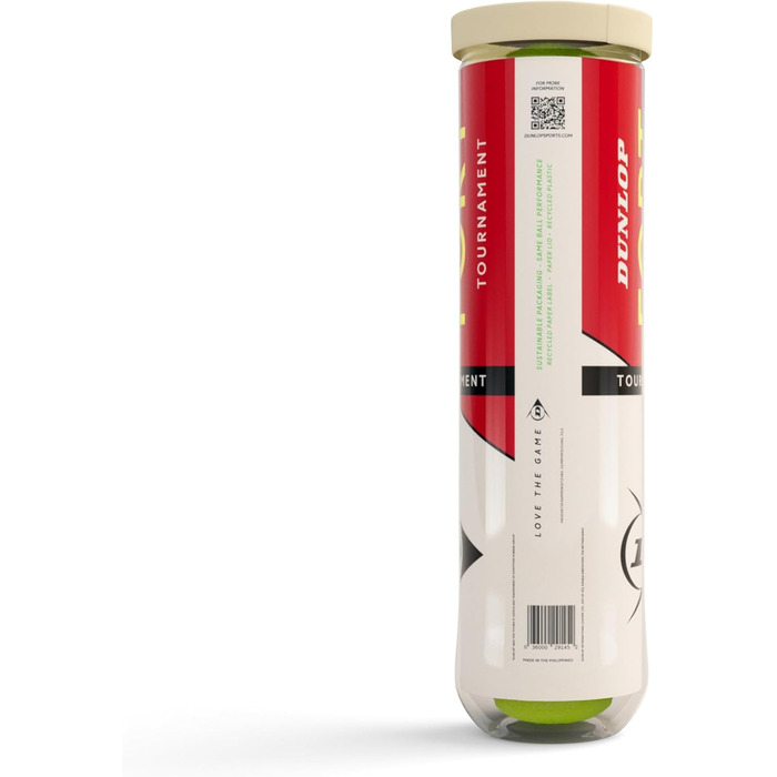 Dunlop Fort Tournament Tennis Balls - For Clay, Hard & Grass Courts (3 x 4 Balls)