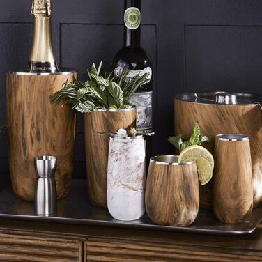 Охолоджувач для вина S'well Calacatta Gold – підходить для більшості пляшок 750 мл