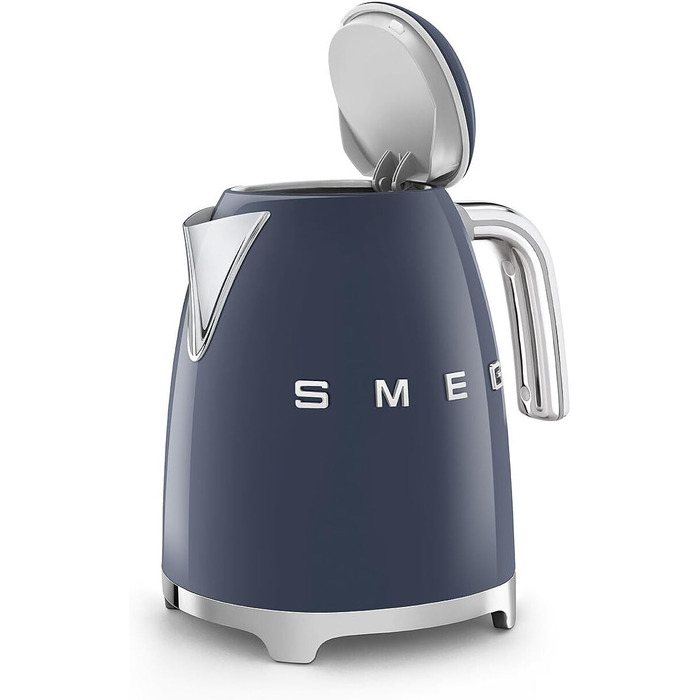 Електричний чайник Smeg KLF03PKEU 1.7L, Navy Blue (Темно-синій), з нержавіючої сталі, антинакипний фільтр, автоматичне відключення