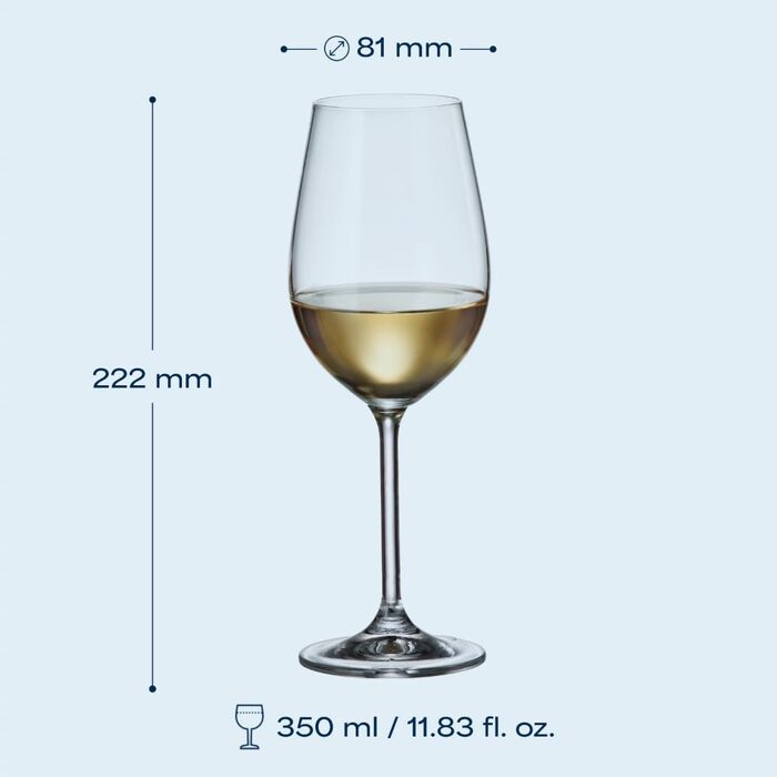 Набір келихів для пива Crystal Bohemia Biergläser 6 шт, 380 мл, кришталь, міцні, для посудомийної машини - ідеальний подарунок