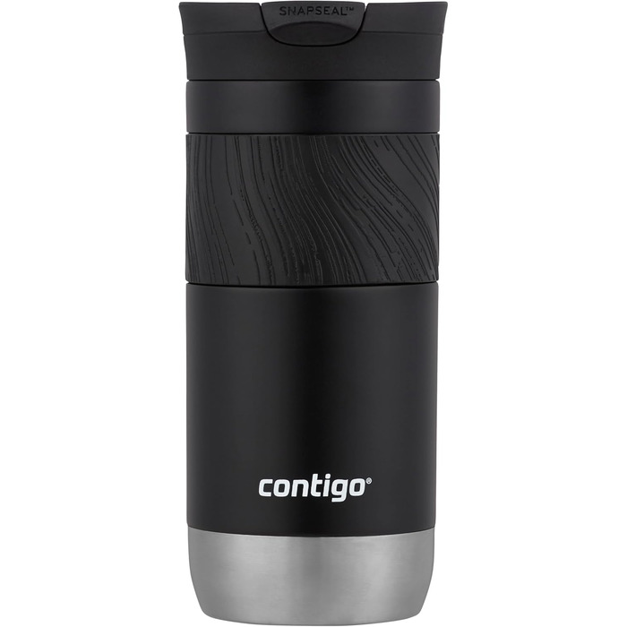 Contigo Byron Snapseal Stainless Steel Thermobecher - Leakproof Travel Coffee Mug, 590ml, BPA-Free