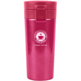 Термокружка-термос SLOSH з кришкою, BPA-free, 380 мл (рожевий)