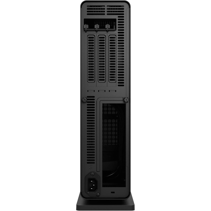 Корпус Fractal Design Ridge Black Mini-ITX для ігрового ПК з PCIe 4.0, 2 вентилятори 140мм PWM, USB Type-C