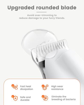 Триммер для собак Pfotentrimmer Paw Trim Pro: тиха, акумуляторна машинка для догляду за лапами, вухами та обличчям