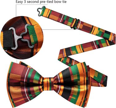 Комплект краватки та хустинки Barry.Wang Paisley оранжевого кольору для чоловіків на весілля та урочисті події