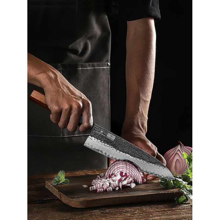 Професійний японський кухонний ніж Шеф (Gyuto) HOSHANHO, 20 см, сталь високої якості