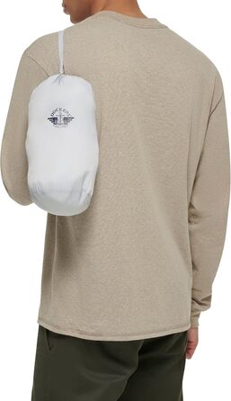 Чоловічий пуховик Docker Classic Ultra Loft Packable з альтернативним пухом (сірий, M)