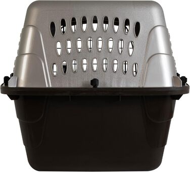 Клітка для собак та котів Petmate, пластикова, одностулкова, з фронтальним доступом, зелена, розмір L (61 x 37 x 43 см)