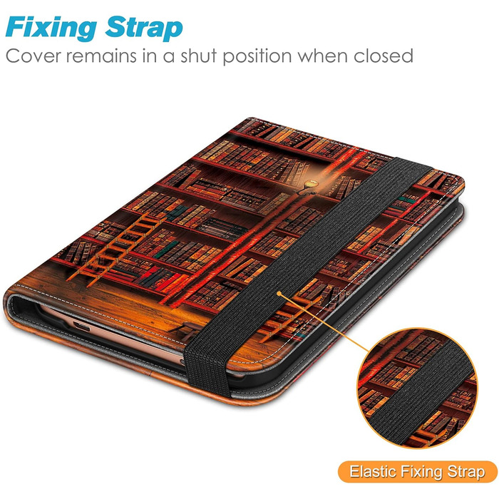 Чохол Fintie для Pocketbook Touch HD 3 / Touch Lux 5/4 / Basic Lux 4/3/2 та Pocketbook Color: з підставкою, кишенями, петлею та авто-ввімкненням/вимиканням