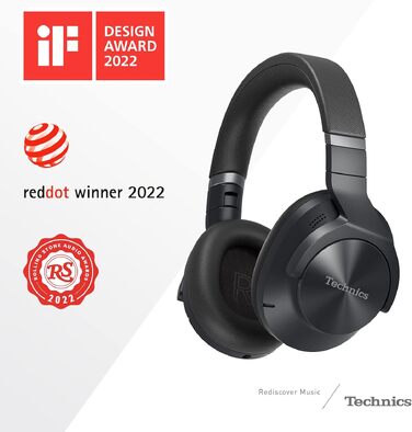 Навушники Bluetooth Technics EAH-A800E-S сріблясті з шумозаглушенням та мікрофоном, складані, бездротові