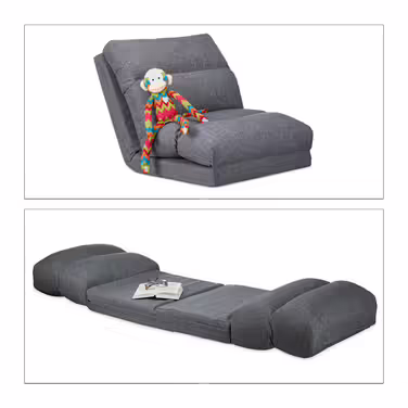 Relaxdays Reclining Chair, Foldable