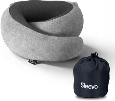 Подушка для шиї з капюшоном та піною з пам'яті - 