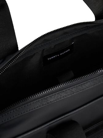 Сумка для ноутбука Tommy Hilfiger Repreve з ременем для візка, чорна (Black) - Універсальний розмір