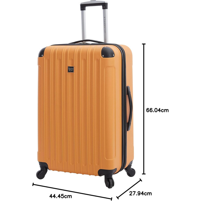Набір валіз Travelers Club Midtown Hardside 4-Piece Butterscotch