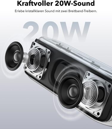 Soundcore Select 2S: Портативна Bluetooth-колонка з 20W, BassUp™ та IPX7 захистом