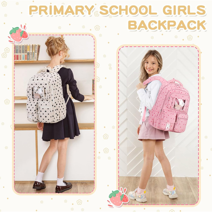 Дитячий рюкзак для дівчаток - шкільні сумки для учнів середньої школи - рюкзак для початкової школи (Blume)