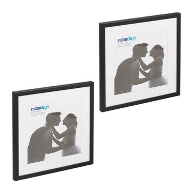 Relaxdays Picture Frames, 15 x 15 inches, 2-Pack