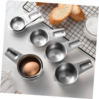 PRETYZOOM 3-Piece Measuring Cup and Spoon Set, Baking Molds, Cold Brew Coffee Maker, Coffee Cups, Medium Cookie Cutters (Reindeer), Baking Measuring Cup, Measuring Spoons, Cup, Stainless Steel