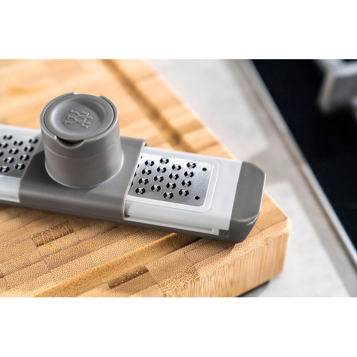 Терка дрібна ZWILLING Z-Cut мультифункціональна, нержавіюча сталь, сіра - для овочів та фруктів