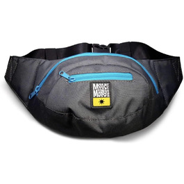 Сумка для тренування собак Max & Molly з відділеннями для ласощів, іграшок та аксесуарів, з дозатором для пакетів для екскрементів, регульованого розміру, блакитна