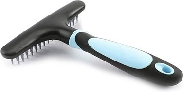 PETCUTE Щітка для собак - для підшерстка, вичісування шерсті, синя