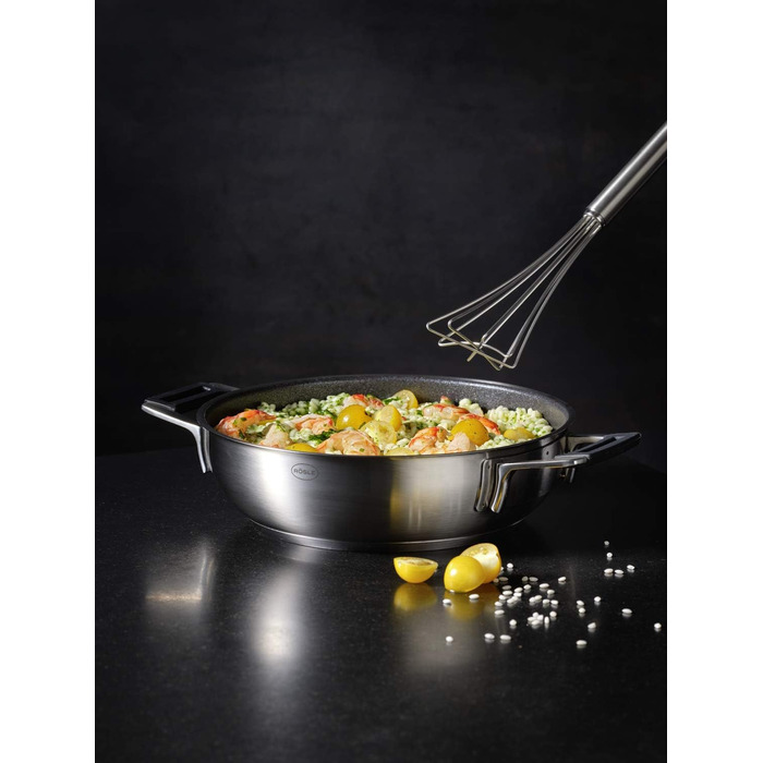 Міксер кухонний RÖSLE Gourmetbesen, нержавіюча сталь 18/10, 27 см, сріблястий