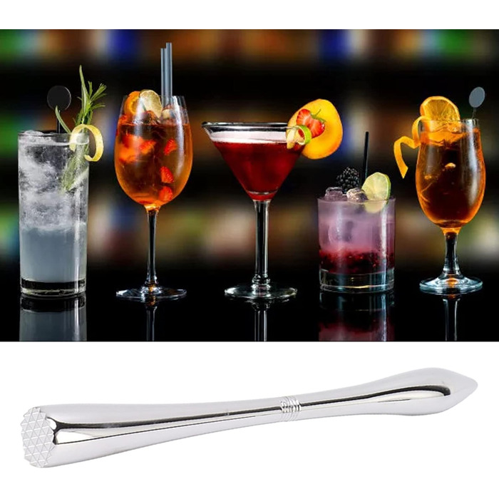Tyenaza Ice Pick, 8.5 inches in length, stainless steel ice breaker, ice pick with wooden handle, THREE tines, for kitchen tool, bar, restaurant (10.2in)