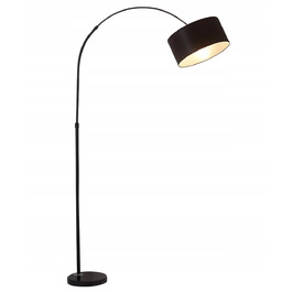 Стійка LED-лампа для читання з гнучкою ніжкою (гусяча шия), E27, 175 см, чорна