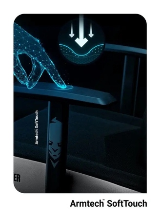 Ігрове крісло Diablo Chairs X-Gamer 2.0, тканина, чорне