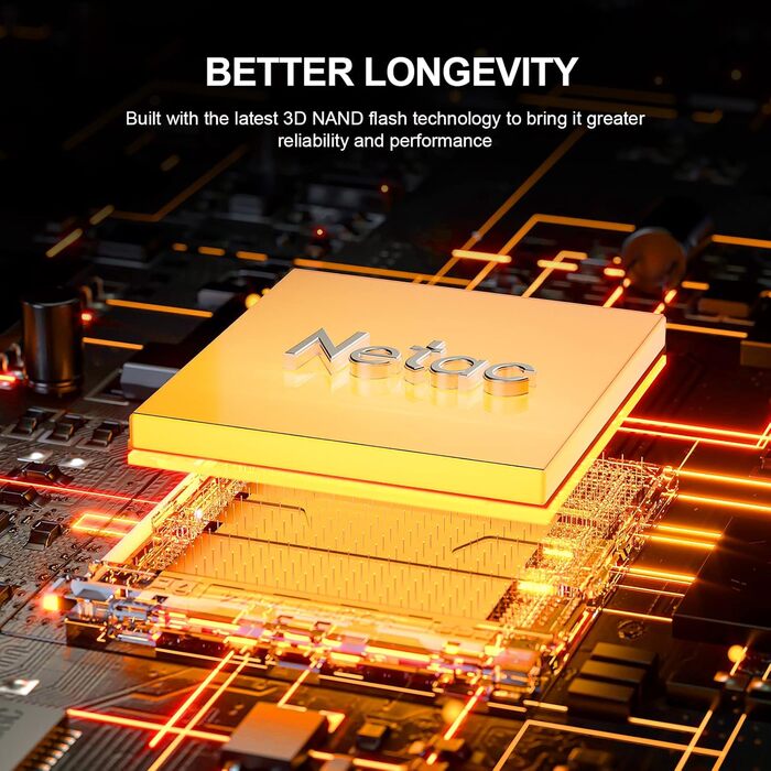 Netac NV7000-t 2TB M.2 NVMe SSD: Швидкий внутрішній SSD для геймінгу та відео, PCIe 4.0