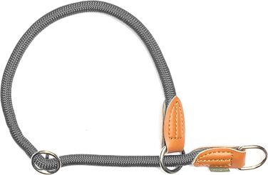 Нашийник для собак з паракорду зеленого кольору, регульований | Нашийник для собак з нейлону | Модний дизайн Devon | Розмір: Pigeon Grey, L