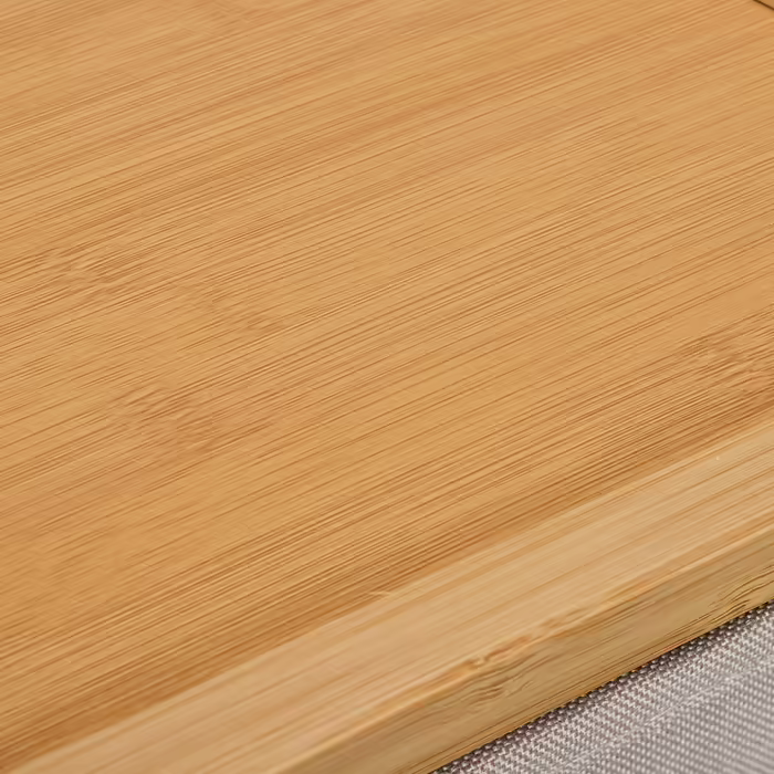 Relaxdays Bamboo Chest of Drawers, 4 Drawers
