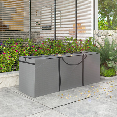 Чохол для зберігання садових подушок та аксесуарів Outsunny (Aosom), 200x60x75 см, сірий