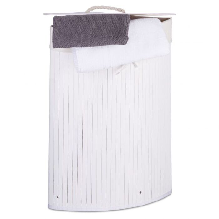 Relaxdays Bamboo Laundry Basket